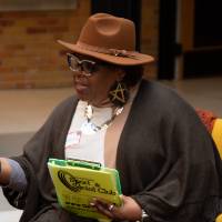 Woman with clipboard